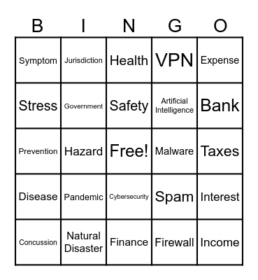 Signature Bingo Card