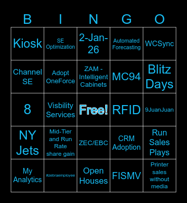 2025 SKO Bingo Card