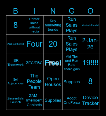 2025 SKO Bingo Card