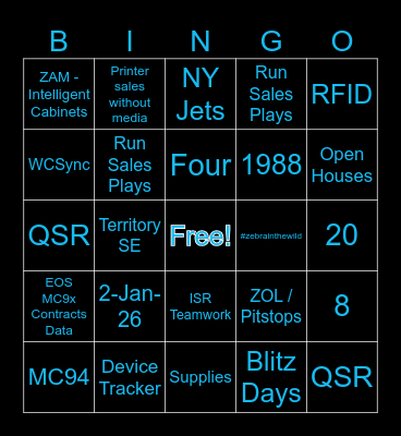 2025 SKO Bingo Card