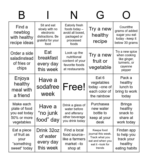 Novogradac 2025 Well-Being Group Healthy You BINGO Challenge Bingo Card