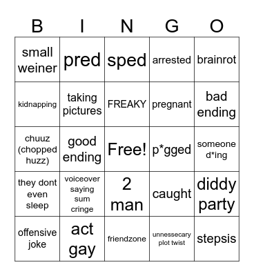 tomorrows teachings bingo Card
