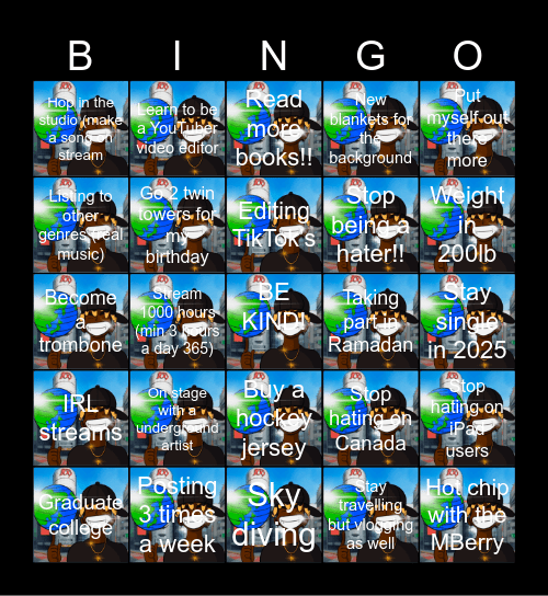 OkInClass Bingo Bored 2025 Bingo Card