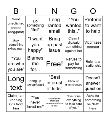 Two thousand twenty-five Bingo Card