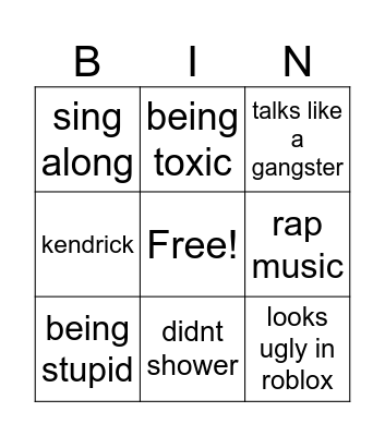 luca bingo Card