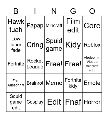 DjdjsjdjjdjdUntitled Bingo Card