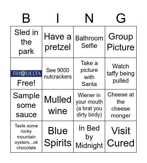 Leavenworth 2025 Bingo Card