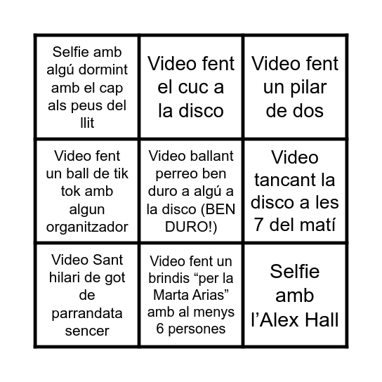 PARRANBINGO Card