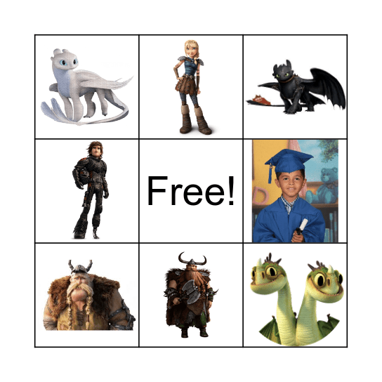 TROYS 9TH BIRTHDAY BINGO Card