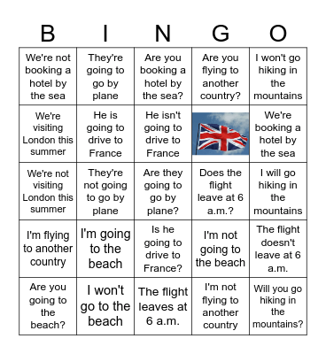 Future Forms Holiday Bingo Card