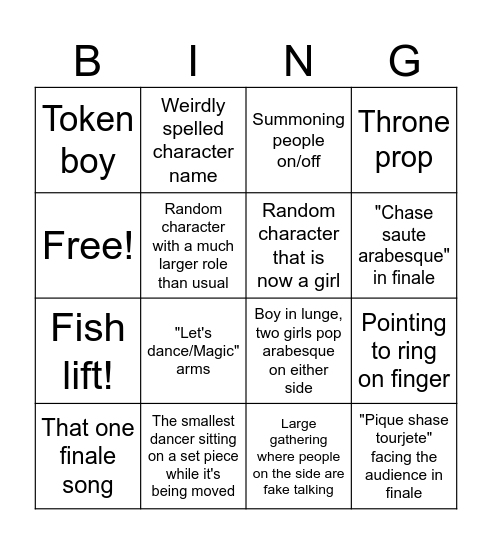 PMB Rapunzel 2025 Bingo Card