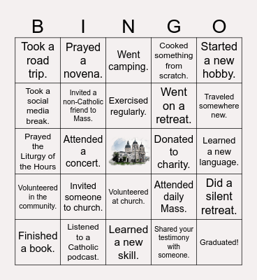 New Year Bingo! Bingo Card