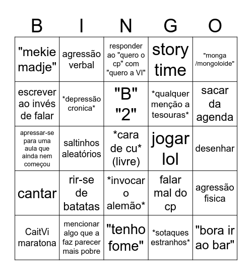 Leonor Bingo Card