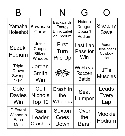 T R I P L E   C R O W N Bingo Card