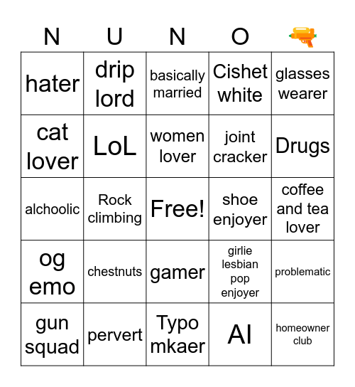 Bingo bongo Bingo Card