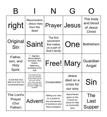 Superhero Training! Bingo Card