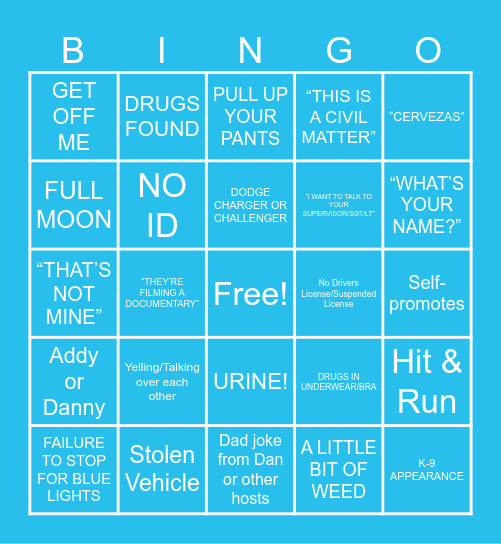 1/11/2025 OPL Bingo Card