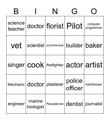 Marine and work Bingo Card
