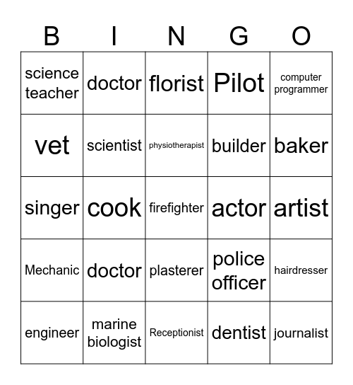Marine and work Bingo Card