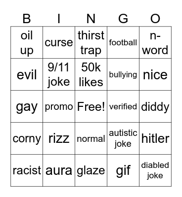 ig bingo Card