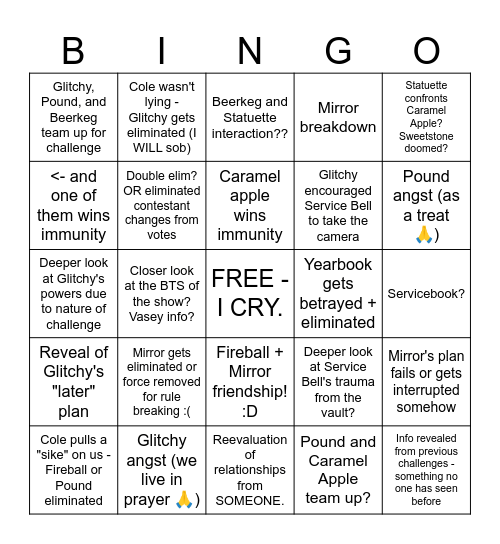 C2BC 13 BINGO Card