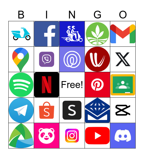 Platform Bingo Card