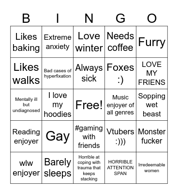 Emaur Bingo Card