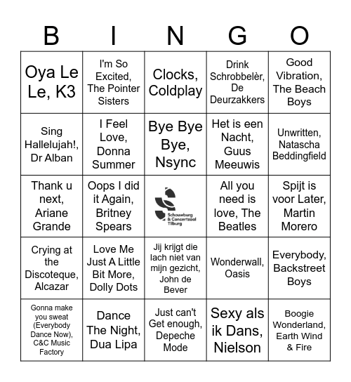 niewjaarsfeest sanne Bingo Card