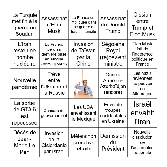 BINGO 2025 Bingo Card