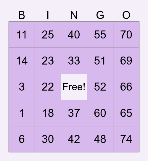 STATISTICS AND PROBABILITY Bingo Card