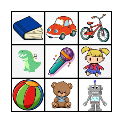 Toys Bingo Card
