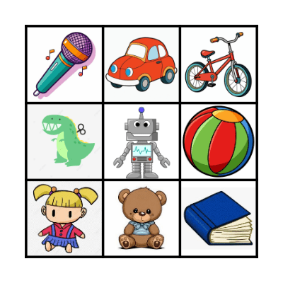 Toys Bingo Card