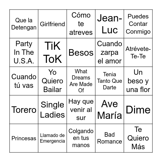 BINGO DIRTY THIRTY🍸 Bingo Card