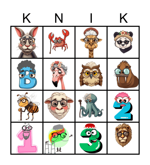 Woonzorg De Knikker Bingo Card