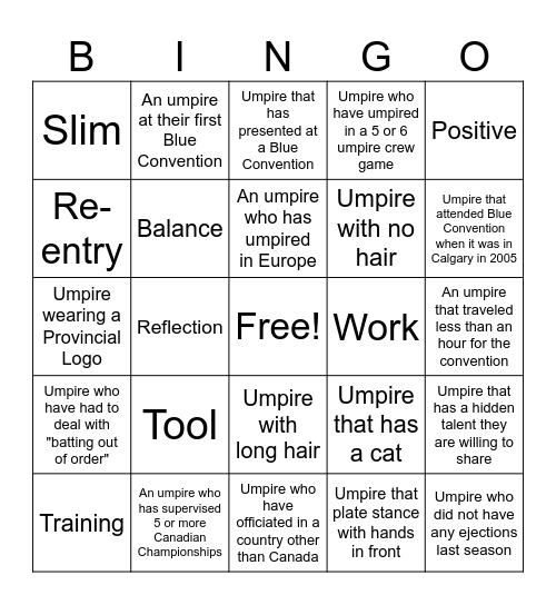 Card #1 - EN Bingo Card