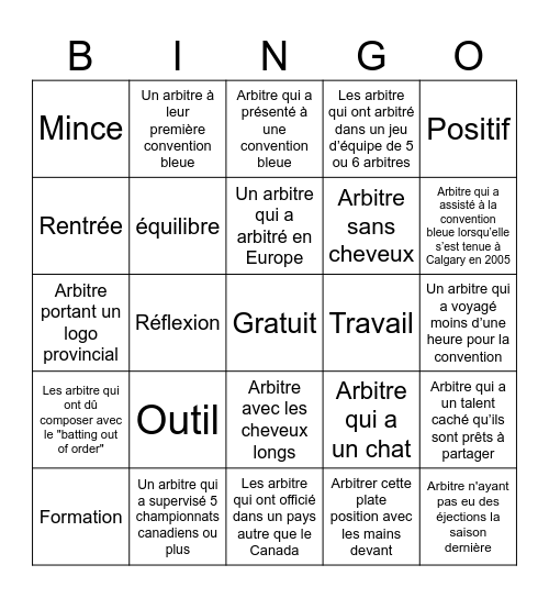 Card #1 - FR Bingo Card