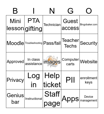 2016 CIT Department meeting visit Bingo Card