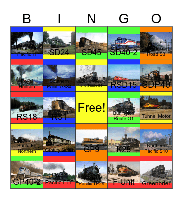 Vista Dome-the Original Owners Bingo Card
