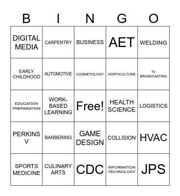 W.B.L BINGO Card