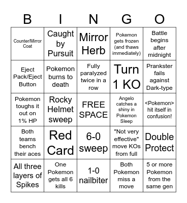 Battle Zone Haters' Draft League Bingo Board Bingo Card