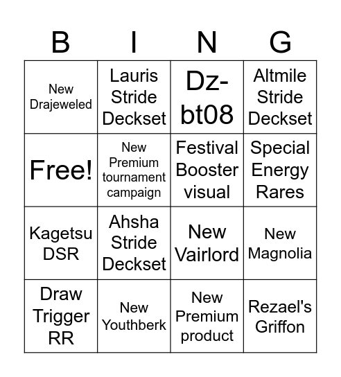Presentation Stream 2025.1 Bingo Card