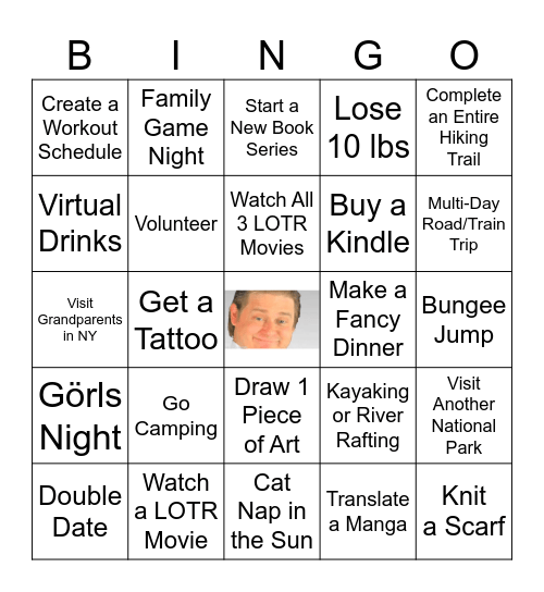 2025 Bingo Card