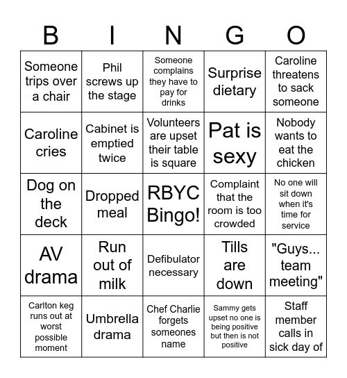The World(s) is over RBYC Bingo Card