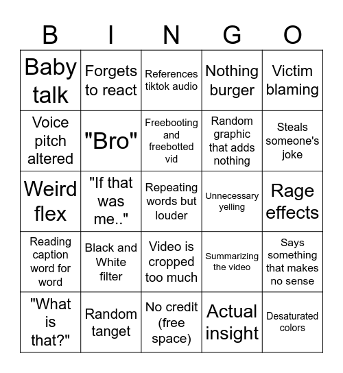 Lol Bingo Card