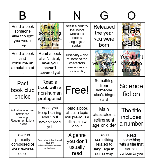 Natively Bingo 2025 Bingo Card