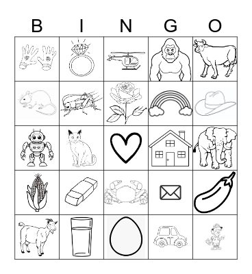 c r g h e Bingo Card