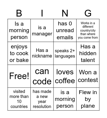 Launchpad Bingo Card