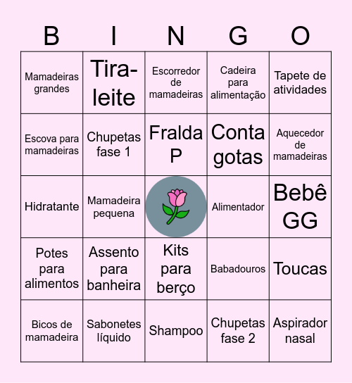 Chá da Maria Flor Bingo Card