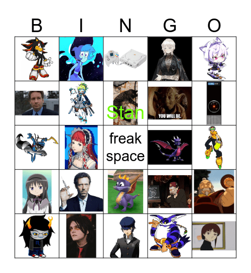 normal people favourites Bingo Card