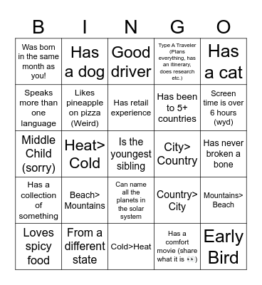2025 ASC Bingo Card